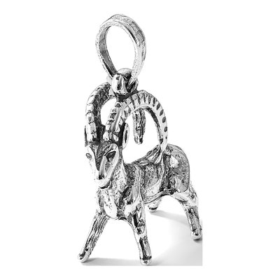Sterling Silver Capricorn Zodiac Pendant – view 7