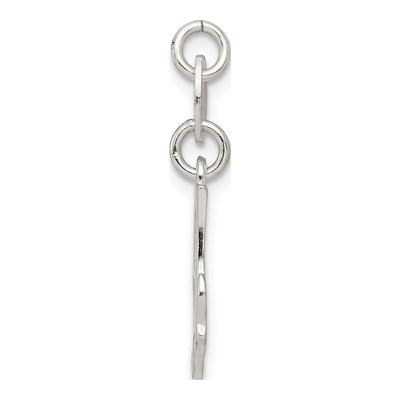 Sterling Silver Letter A Pendant – view 3