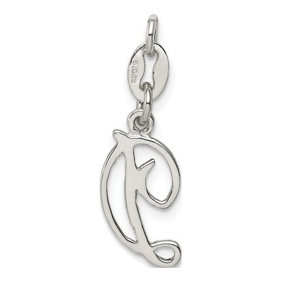 Sterling Silver Letter D Pendant – view 5