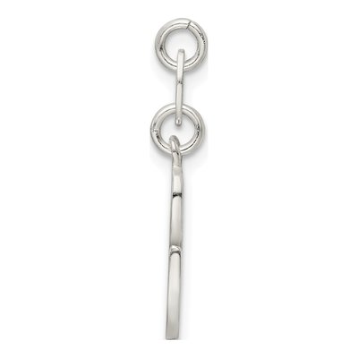 Sterling Silver Letter G Charm – view 3