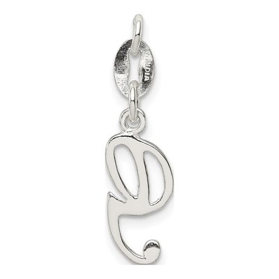 Sterling Silver Letter G Charm – view 5