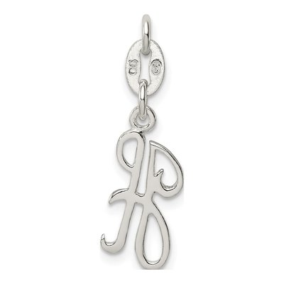 Sterling Silver Letter H Pendant – view 5