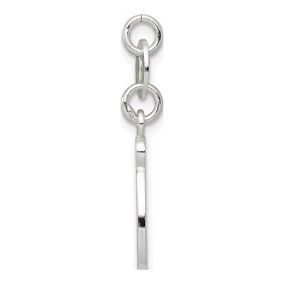 Sterling Silver Letter O Charm – view 3