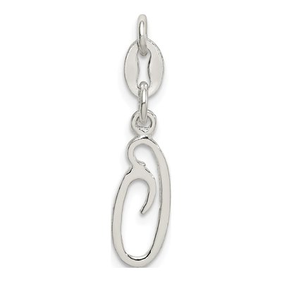 Sterling Silver Letter O Charm