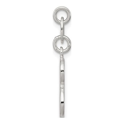 Sterling Silver Letter S Charm – view 2