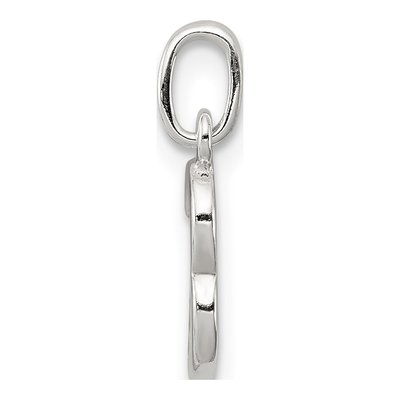 Sterling Silver Letter B Pendant – view 2