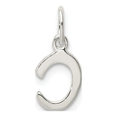 Sterling Silver Letter C Charm – view 5