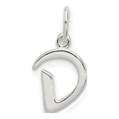 Sterling Silver Letter D Pendant