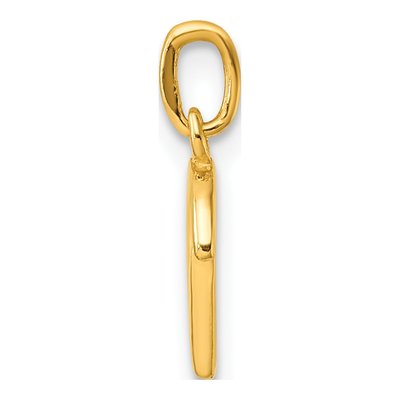 Gold-Plated Sterling Silver Letter D Charm – view 3