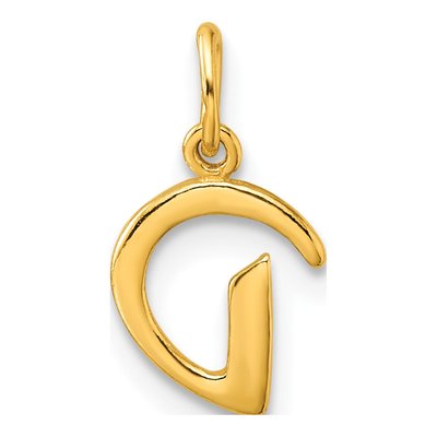 Gold-Plated Sterling Silver Letter D Charm – view 4