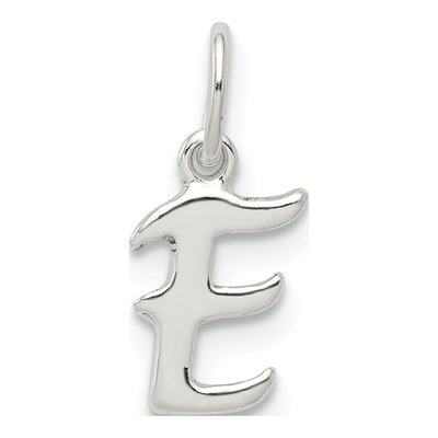 Sterling Silver Letter E Pendant