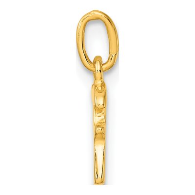 Gold-Plated Sterling Silver Letter E Charm – view 3