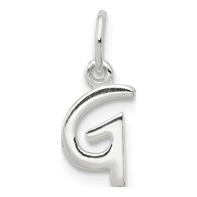 Sterling Silver Letter G Pendant
