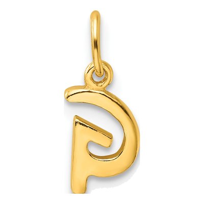 Gold-Plated Sterling Silver Letter G Charm – view 4