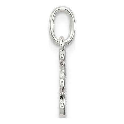 Sterling Silver Letter H Pendant – view 3