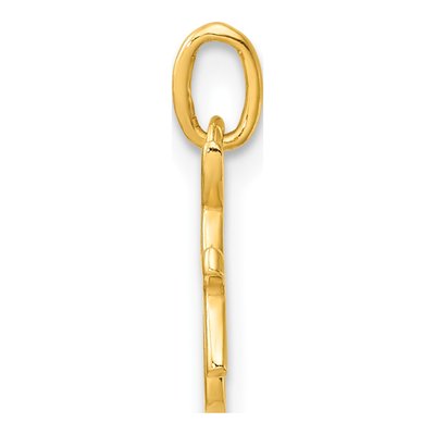 Gold-Plated Sterling Silver Letter H Charm – view 3