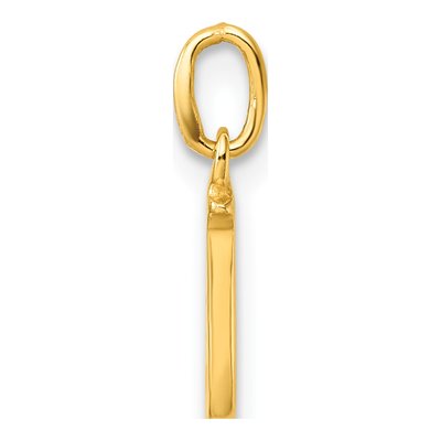Gold-Plated Sterling Silver Letter J Charm – view 3
