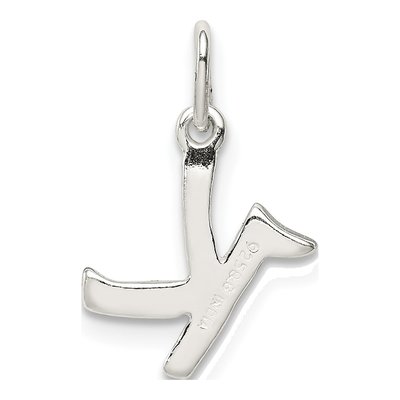 Sterling Silver Letter K Charm – view 4