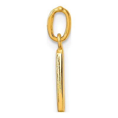 Gold-Plated Sterling Silver Letter L Charm – view 3