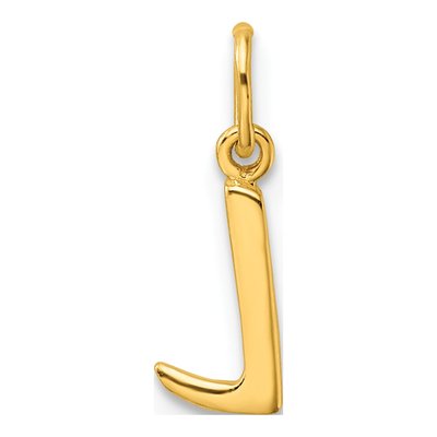 Gold-Plated Sterling Silver Letter L Charm – view 4