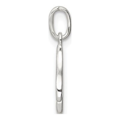 Sterling Silver Letter M Pendant – view 3