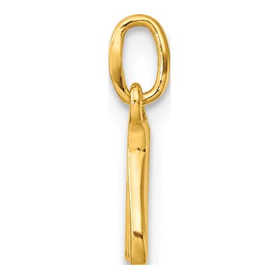 Gold-Plated Sterling Silver Letter N Charm – view 3