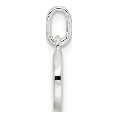 Sterling Silver Letter O Charm – view 3