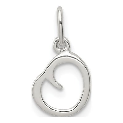 Sterling Silver Letter O Charm