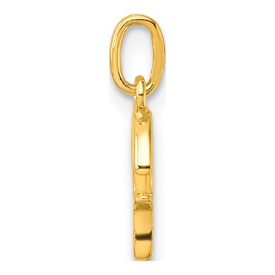 Gold-Plated Sterling Silver Letter P Charm – view 3