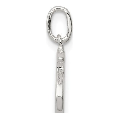 Sterling Silver Letter S Pendant – view 2