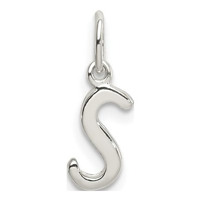 Sterling Silver Letter S Pendant