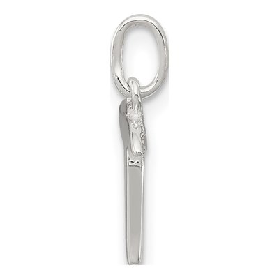 Sterling Silver Letter T Pendant – view 3