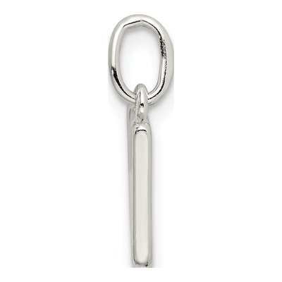 Sterling Silver Letter W Charm – view 3