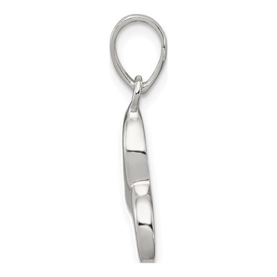 Sterling Silver Letter C Pendant – view 3