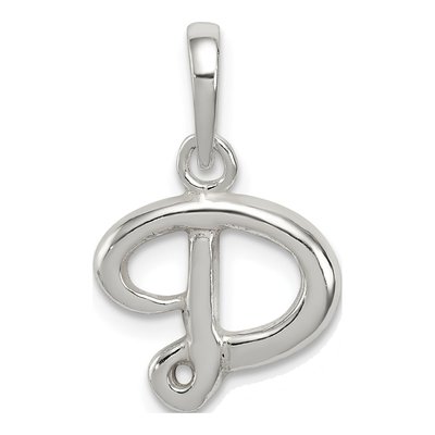 Sterling Silver Letter D Pendant