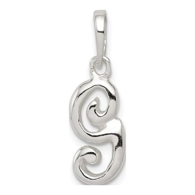 Sterling Silver Letter G Pendant