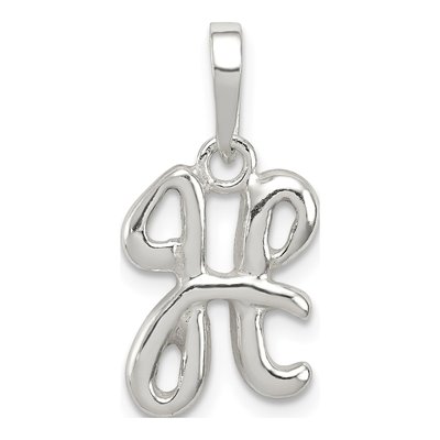 Sterling Silver Letter H Pendant