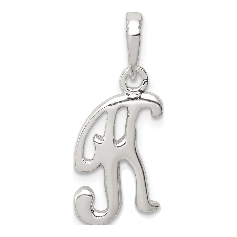 Sterling Silver Letter K Pendant