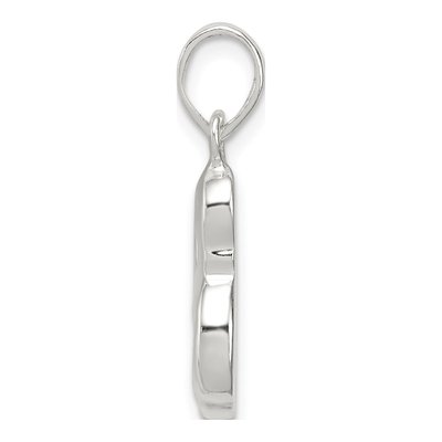 Sterling Silver Letter L Pendant – view 3