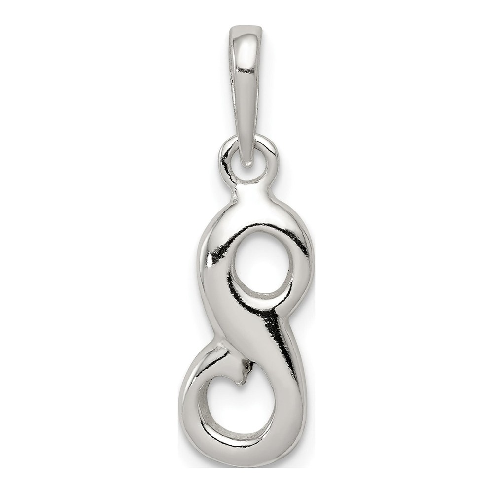 Sterling Silver Letter S Pendant