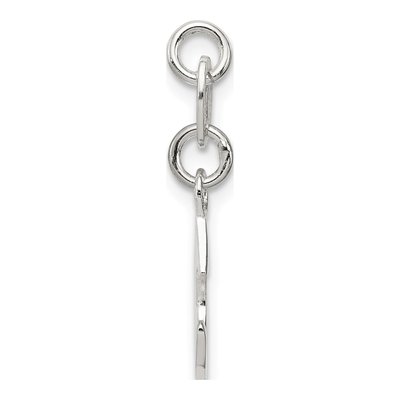 Sterling Silver Letter C Charm – view 3