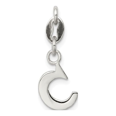 Sterling Silver Letter C Charm