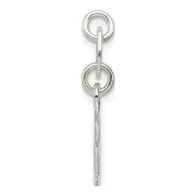 Sterling Silver Letter F Charm – view 3