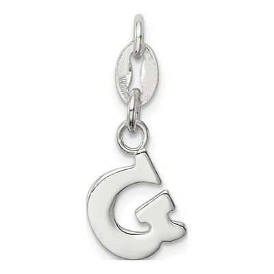 Sterling Silver Letter G Charm