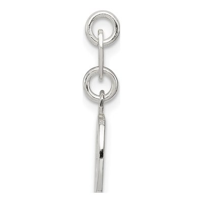 Sterling Silver Letter O Charm – view 3