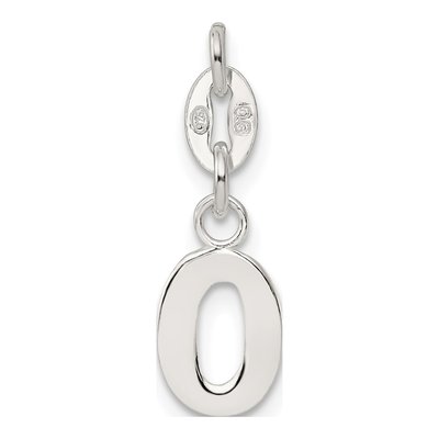Sterling Silver Letter O Charm – view 4