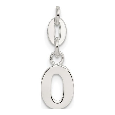 Sterling Silver Letter O Charm