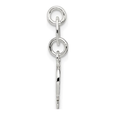 Sterling Silver Letter P Charm – view 3