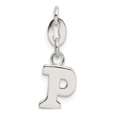 Sterling Silver Letter P Charm