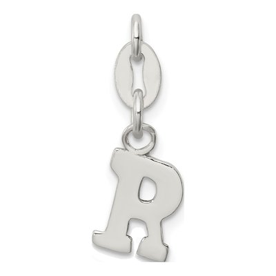Sterling Silver Letter R Charm